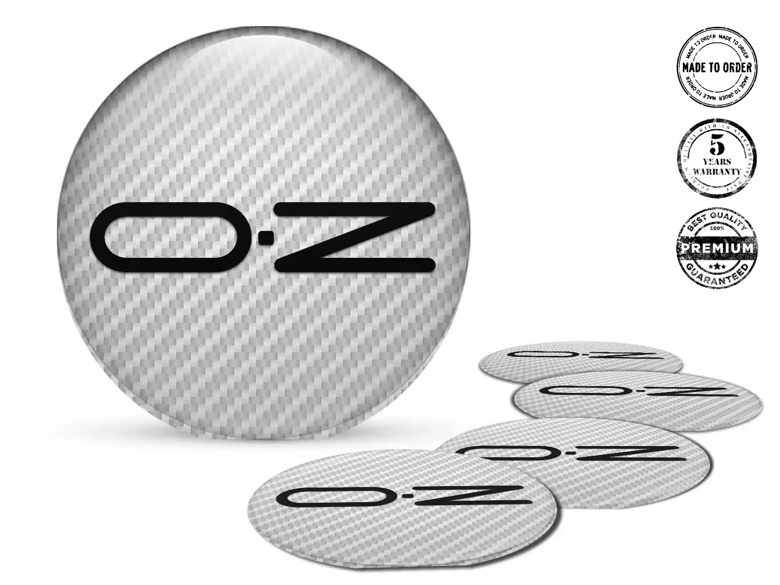 OZ Raddekor Ausgabe Silikon-Sticker-Logo